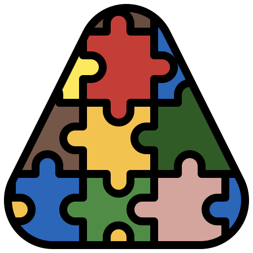 Puzzle Surang Lineal Color icon