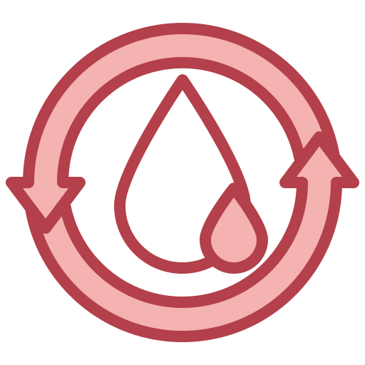 wasser recyceln Surang Red icon