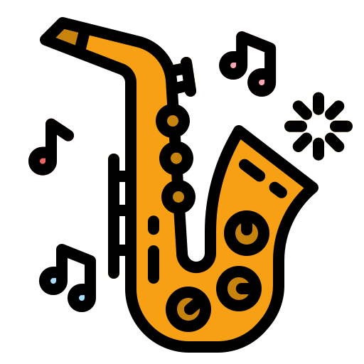 saxophon photo3idea_studio Lineal Color icon