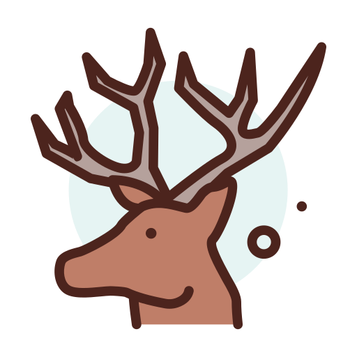 Reindeer Darius Dan Lineal Color icon