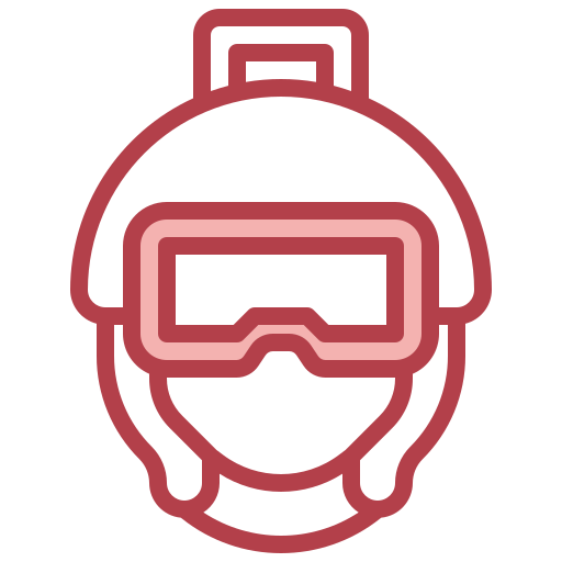 capacete Surang Red Ícone