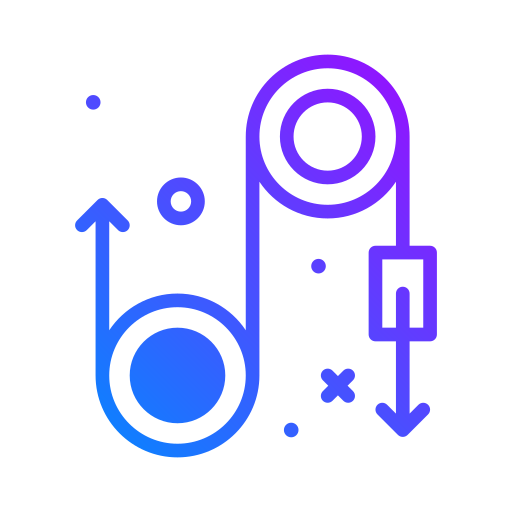 Pulley Generic Gradient icon