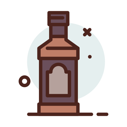whisky Darius Dan Lineal Color icono