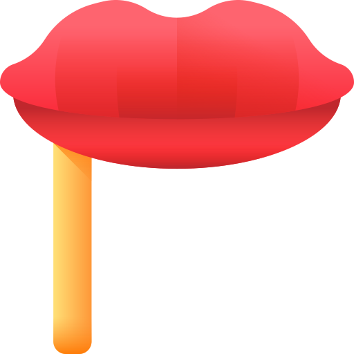 lábios 3D Color Ícone