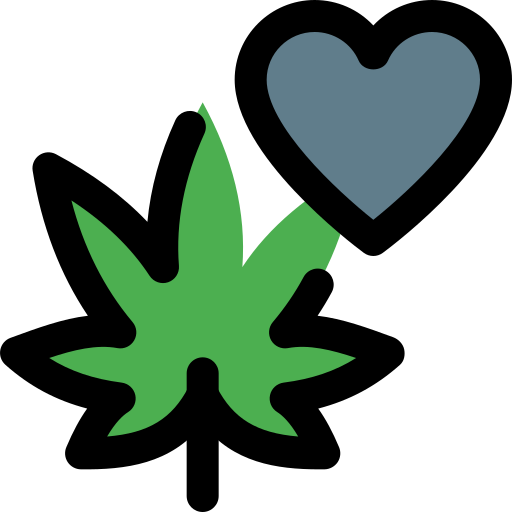 marijuana Pixel Perfect Lineal Color icona