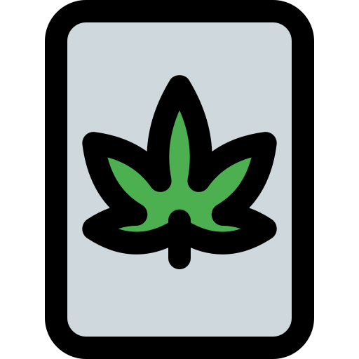 cannabis Pixel Perfect Lineal Color Ícone