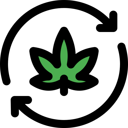 marijuana Pixel Perfect Lineal Color Icône