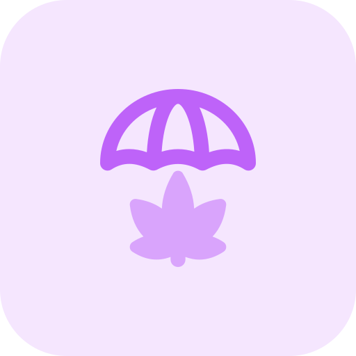 paraplu Pixel Perfect Tritone icoon