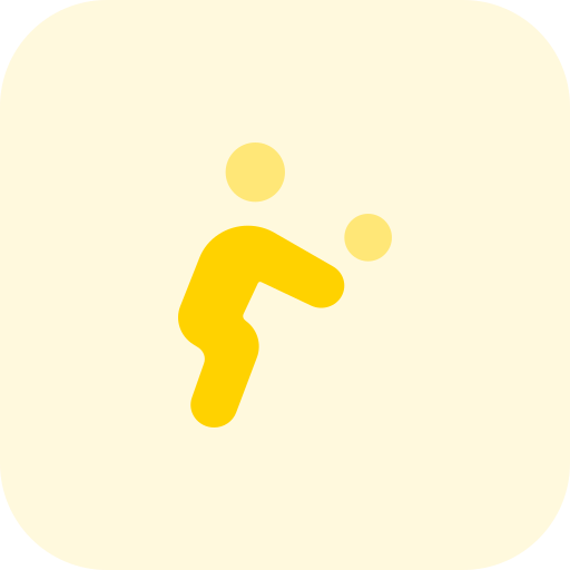 vóleibol Pixel Perfect Tritone icono