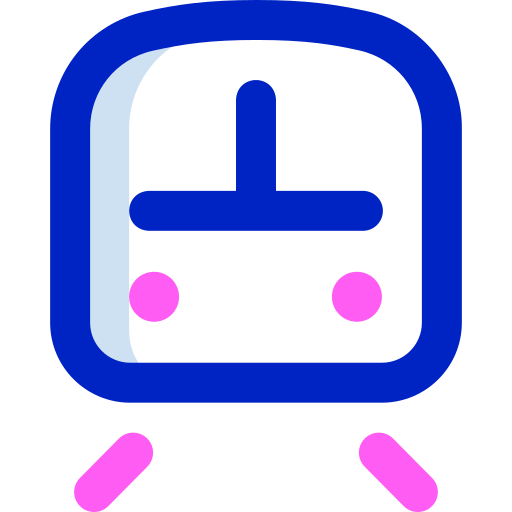 train Super Basic Orbit Color Icône
