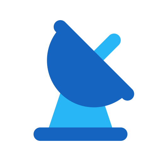 放物線状 Generic Blue icon