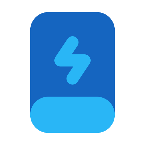 power bank Generic Blue icon