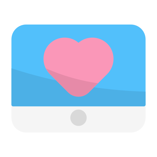 monitorowanie serca Generic Flat ikona