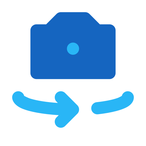 Switch camera Generic Blue icon
