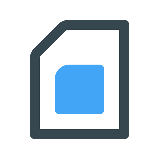 Sim card Generic Fill & Lineal icon