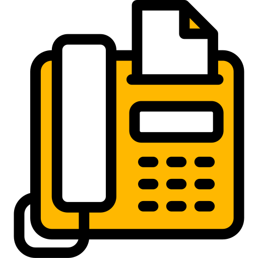 máquina de fax Generic Fill & Lineal icono