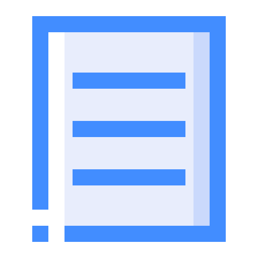 menu Generic Blue icoon