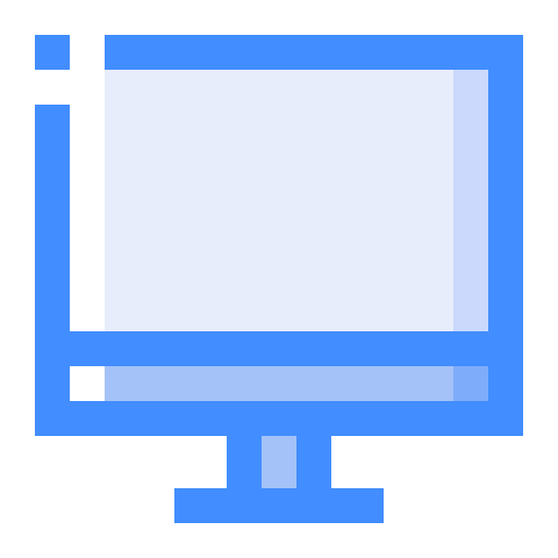 monitor Generic Blue Ícone