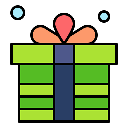 Gift box Generic Outline Color icon