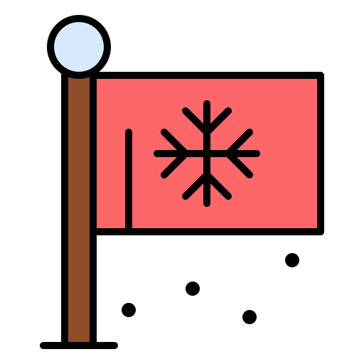 sezon zimowy Generic Outline Color ikona