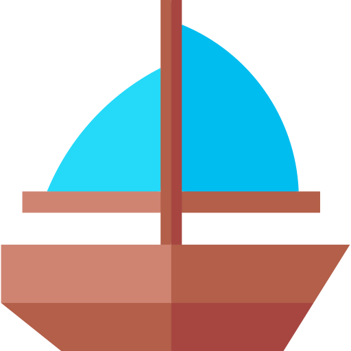 Boat Basic Straight Flat icon