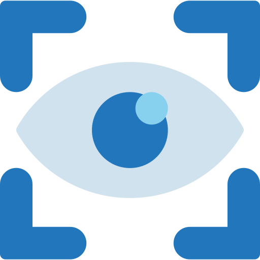 reconocimiento de ojos Generic Flat icono