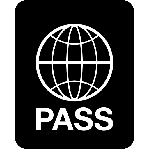 símbolo de passaporte  Ícone