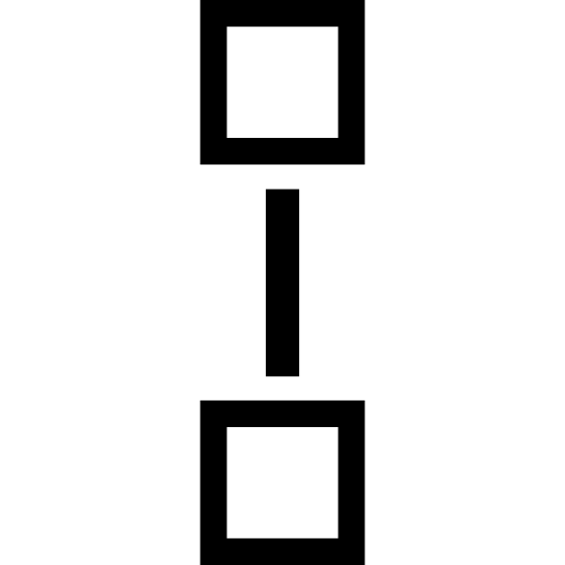 gráfico de casal de quadrados  Ícone