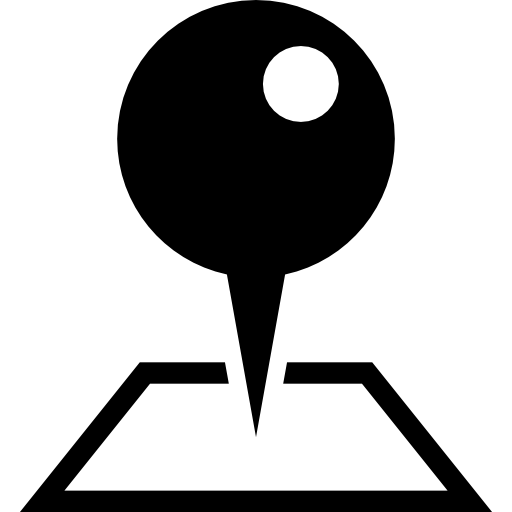 Pin on a paper  icon