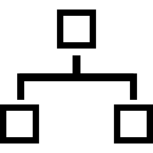 gráfico de esquema de bloques  icono