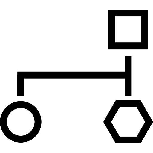幾何学的形状のアウトライングラフィック  icon