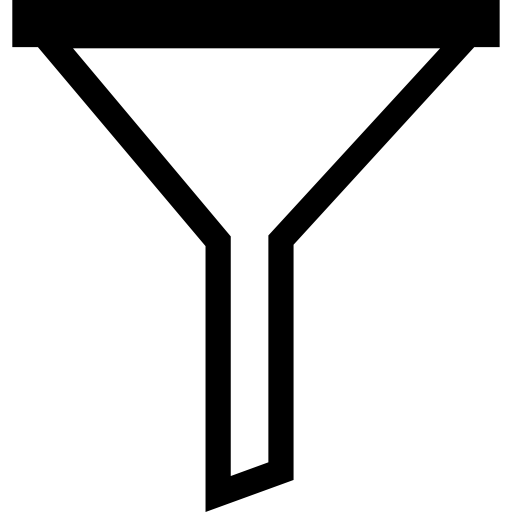 Funnel outline  icon