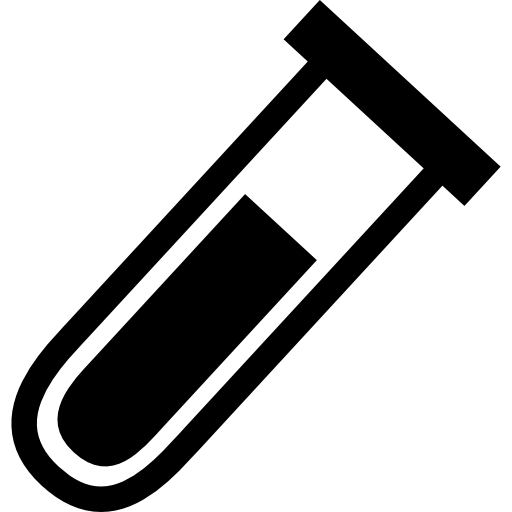 Testing tube  icon
