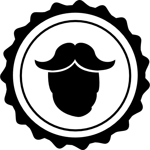 Мужской символ парикмахерской  иконка