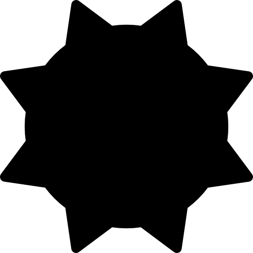 Sun black variant  icon
