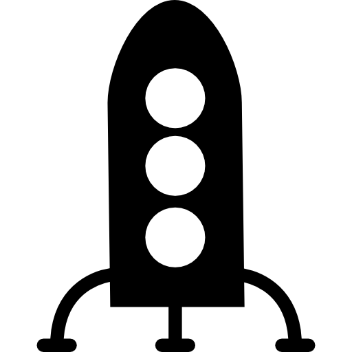 fusée spatiale  Icône