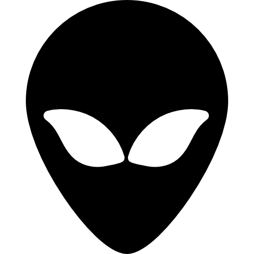 cabeza alienígena  icono