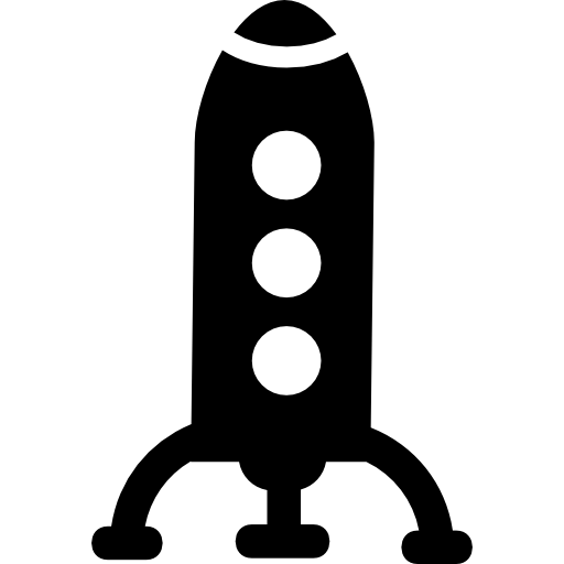 cohete espacial  icono
