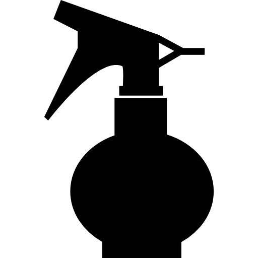 friseursalon sprühflasche silhouette  icon