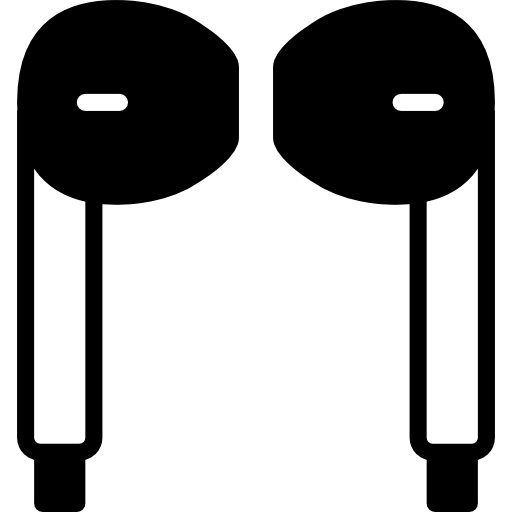 auriculares Basic Miscellany Fill icono