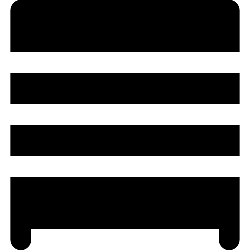 komoda Basic Black Solid ikona