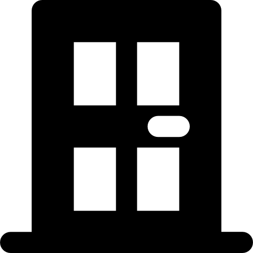 drzwi Basic Black Solid ikona
