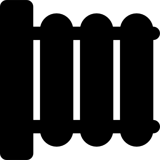 Radiator Basic Black Solid icon