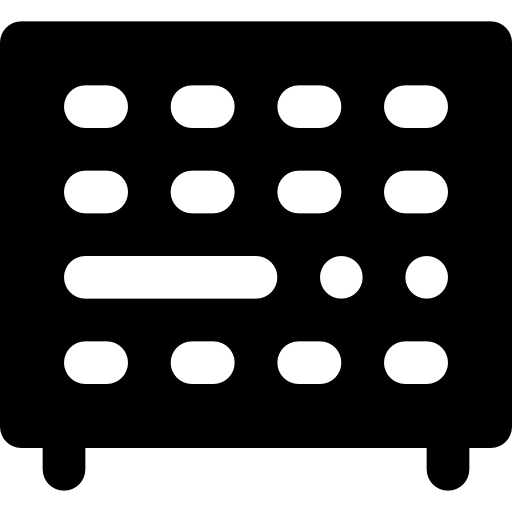라디에이터 Basic Black Solid icon