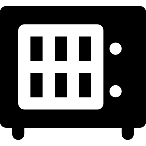 Heater Basic Black Solid icon