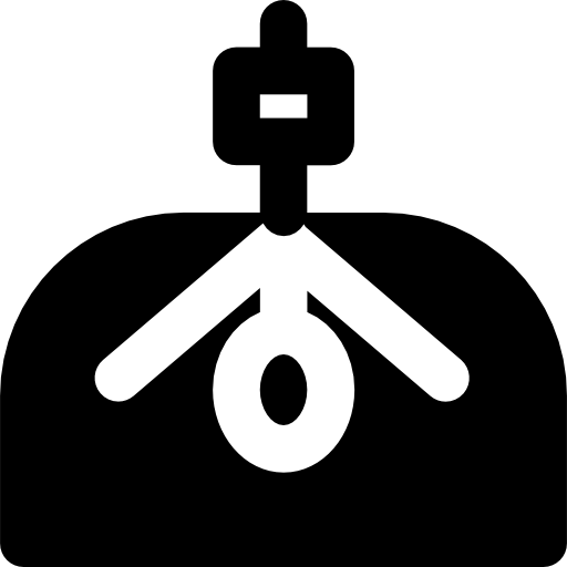 candelabro Basic Black Solid icono