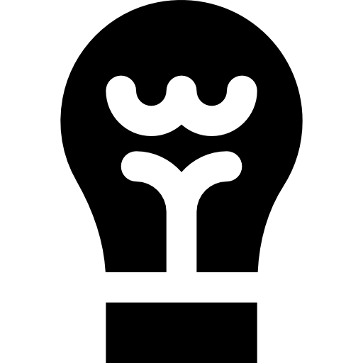 電球 Basic Black Solid icon