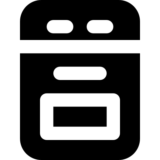 炊飯器 Basic Black Solid icon