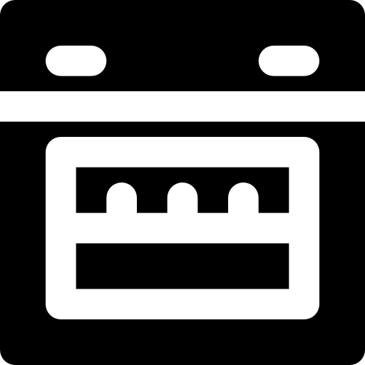 Dishwasher Basic Black Solid icon