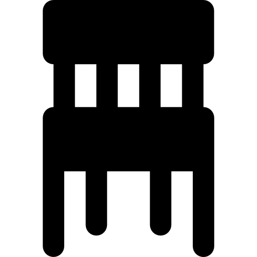 椅子 Basic Black Solid icon